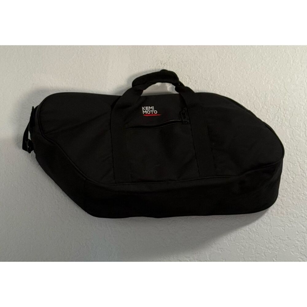 Kemimoto Black insulated  Luggage Storage Bag For ATV Motorcycle Travel